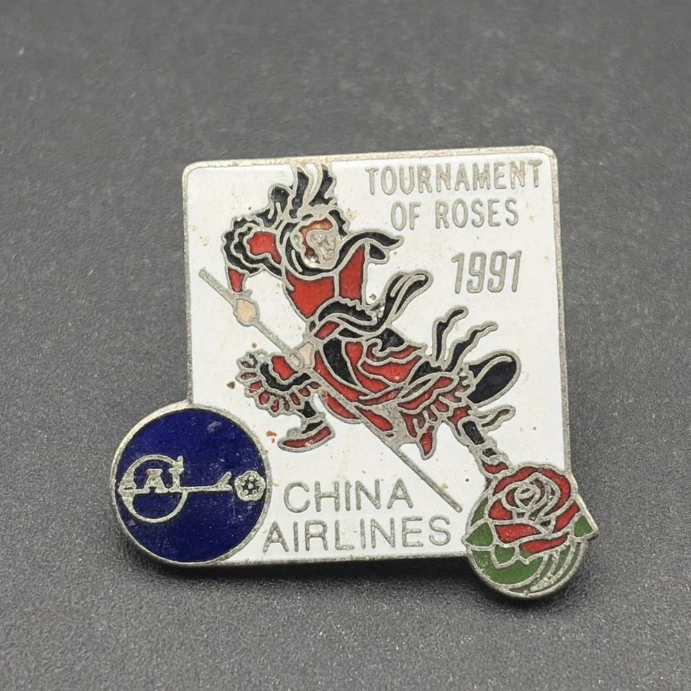 1991 Tournament Of Roses China‎ Airlines Lapel Hat Pin